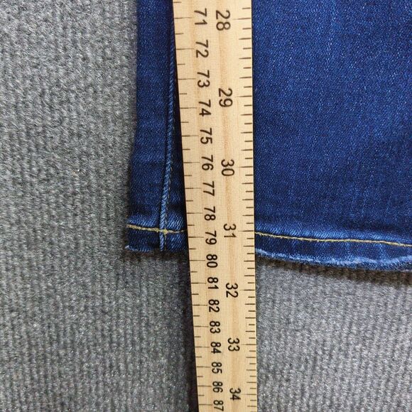 Paige Jeans Womens 27 (28x31) Ankle Skyline Skinny Dark Blue Denim Stretch - Picture 6 of 13
